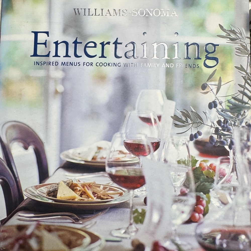 🍒 2 for $10 | Williams Sonoma Entertaining Cookbook